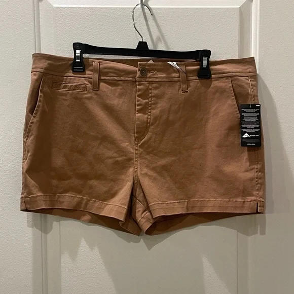 NEW..MARKET & SPRUCE Stitch Fix Brown Shorts - Picture 1 of 3